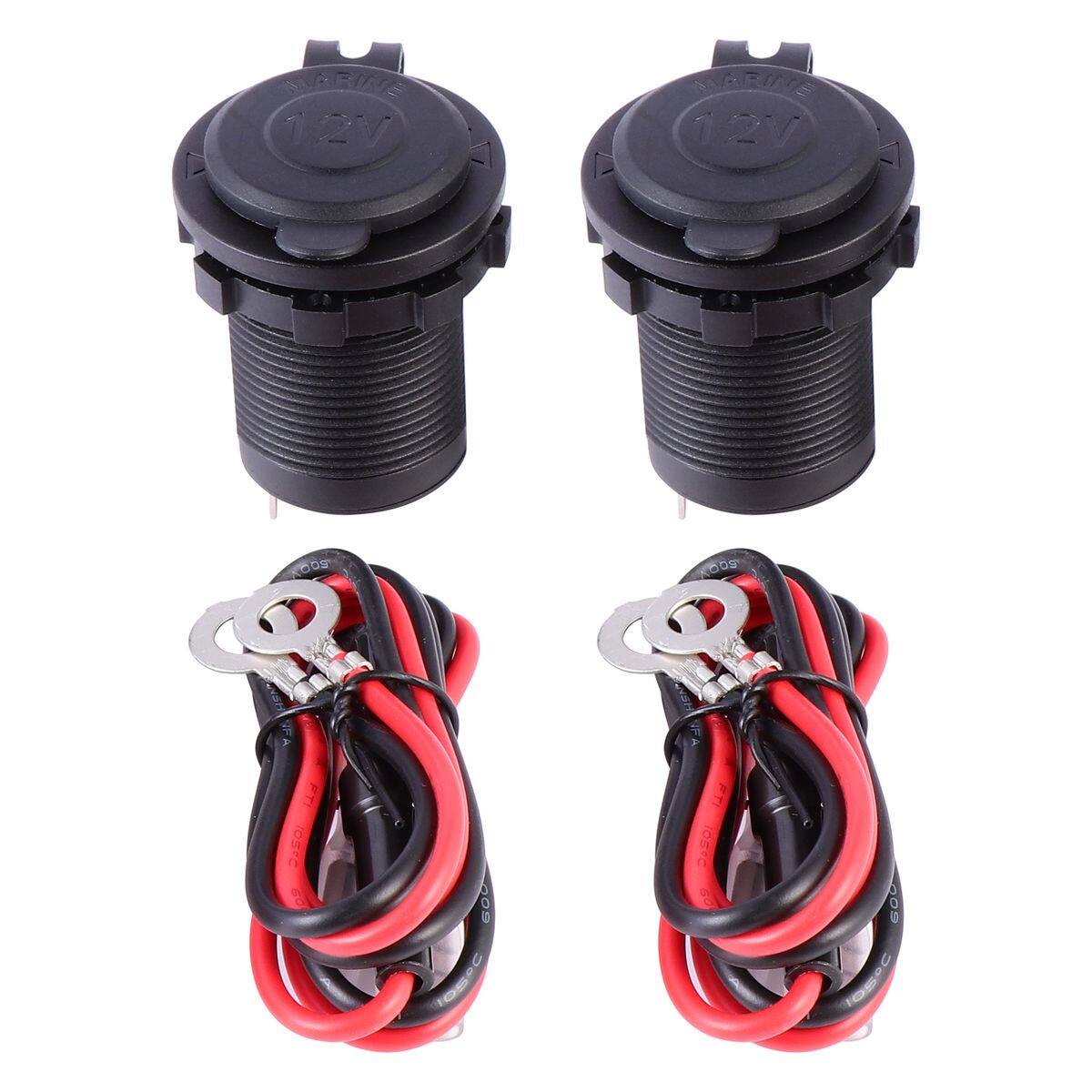 Car Cigarette Lighter Socket Power Supply Socket Outlet Adapter Plug