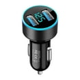 thumbnail image 1 of Car Cigarette Lighter Socket Splitter Plug Fast 3.1A Smart Dual USB Adapter√ F7U3, 1 of 8