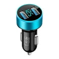 thumbnail image 1 of Car Cigarette Lighter Socket Splitter Plug Fast 3.1A Smart Dual USB Adapter V1, 1 of 7