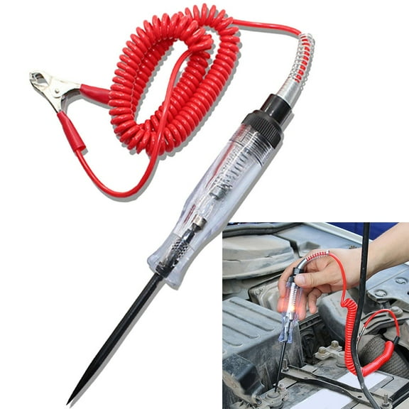 Car Circuit Tester Premium Test Light Probe Pen Light Bulb Diagnostic Tool