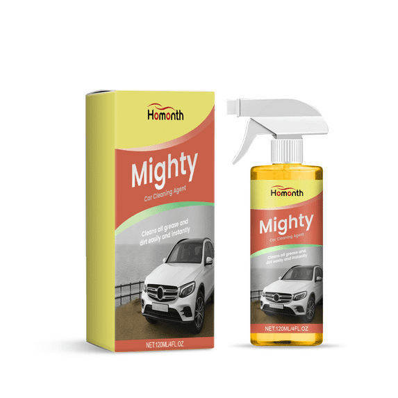 Car Cleaner - 120ml Interior & Exterior Stain Remover, Soft Cushions & Seat Fabrics Care
