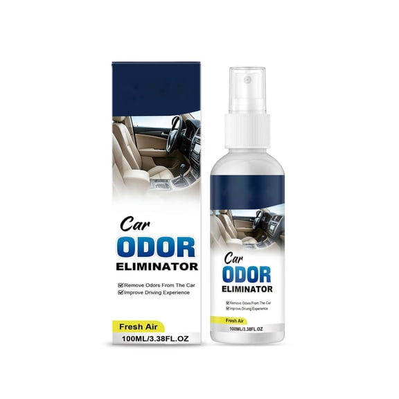 Car Cleaner, Car Air Freshener Spray 3.4 Fl Oz Auto Odor Eliminator Green Tea Scent Vehicle Interior Deodorizer Clear