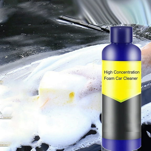 Car Cleaner, Car Wash, High Concentration Foaming Car Cleaner for Deep Cleaning and Waxing, Safe for All Surfaces, Economical and Convenient Foam Application, 100ML Bottle