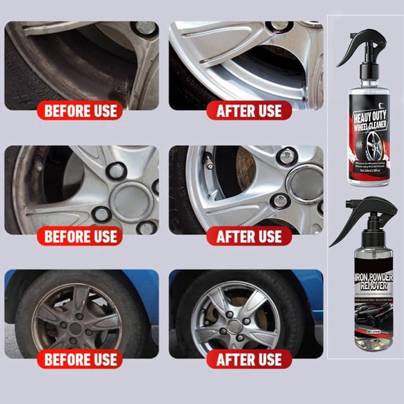 Car Cleaner – Wheel Hub Cleaner, Automotive Iron Remover for Car , Removes Oxidation Layer, 100 ml Spray Bottle