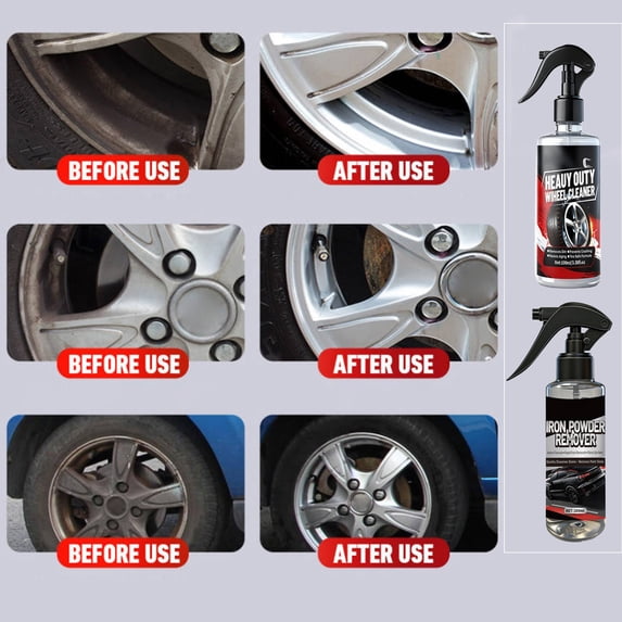 Car Cleaner – Wheel Hub Cleaner, Automotive Iron Remover for Car , Removes Oxidation Layer, 100 ml Spray Bottle