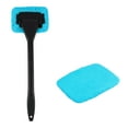 thumbnail image 1 of Car Cleaning Brush Exterior, Windshield Cleaning Brush, Microfiber Car Windshield Cleaner Tool, Microfiber Window Cleaner, Car Windshield Cleaner, Car Window Cleaner Tool Light blue, 1 of 5