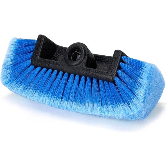 Car Cleaning Brush Head with Soft Detailing Bristle Flow Thru 1 Pcs Car Wash Bru