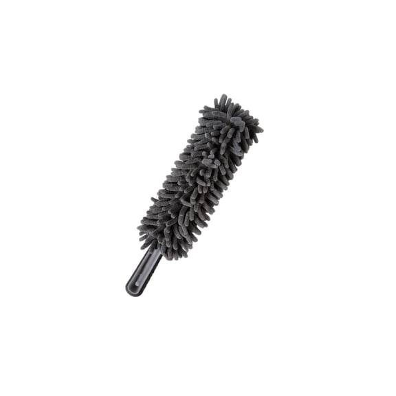 Car Cleaning Dusting Brush, 13.8in Double Sided Chenille Microfiber Duster, Multi-Purpose Handheld Sweeper for Interior & Exterior Auto Detailing Gray