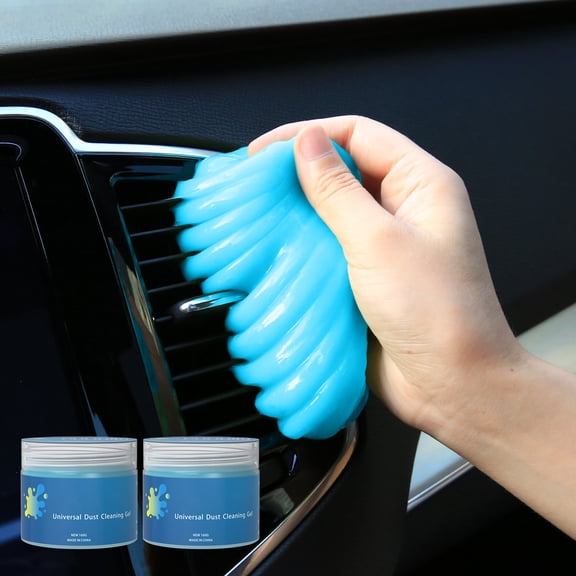 Car Cleaning Gel Car Cleaning Putty Car Putty Car Interior Cleaner Car Slime Car Detailing Kit Car Accessories White Elephant Gifts for Men Women Teens Adults Christmas Stocking Stuffers 2Pack