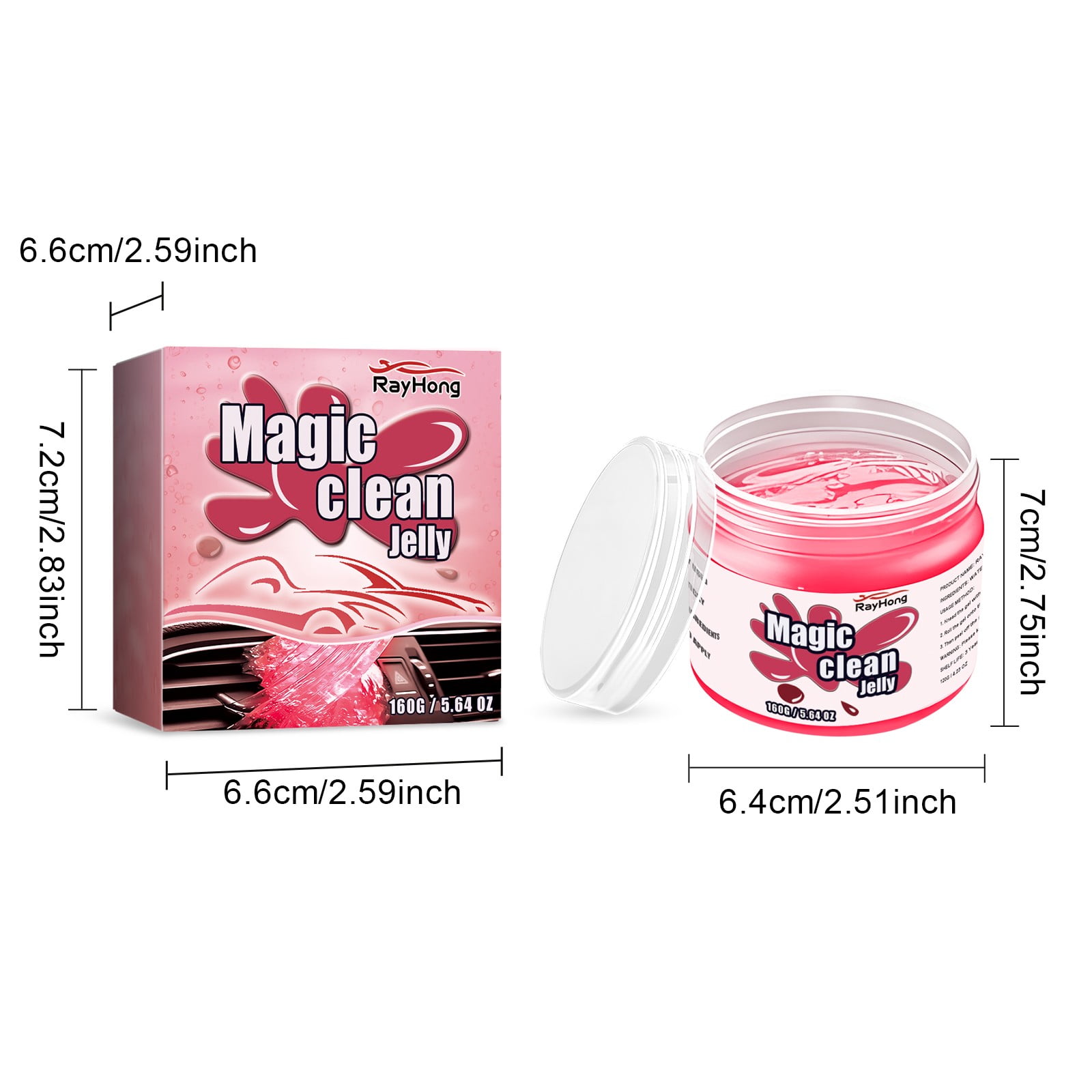 Car Cleaning Gel Kit, Universal Car Detailing Putty for Car Interior