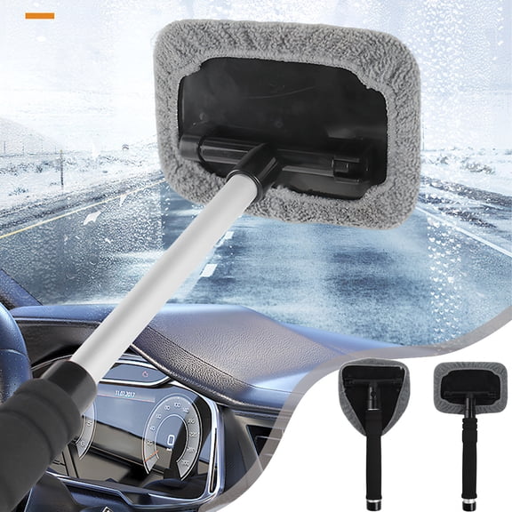 Car Cleaning Tools Glass Cleaning Brush Washable Telescopic Window Wiper for Streak Free Shine and Effortless Cleaning for Car Detailing and Home Window Maintenance Akmoler