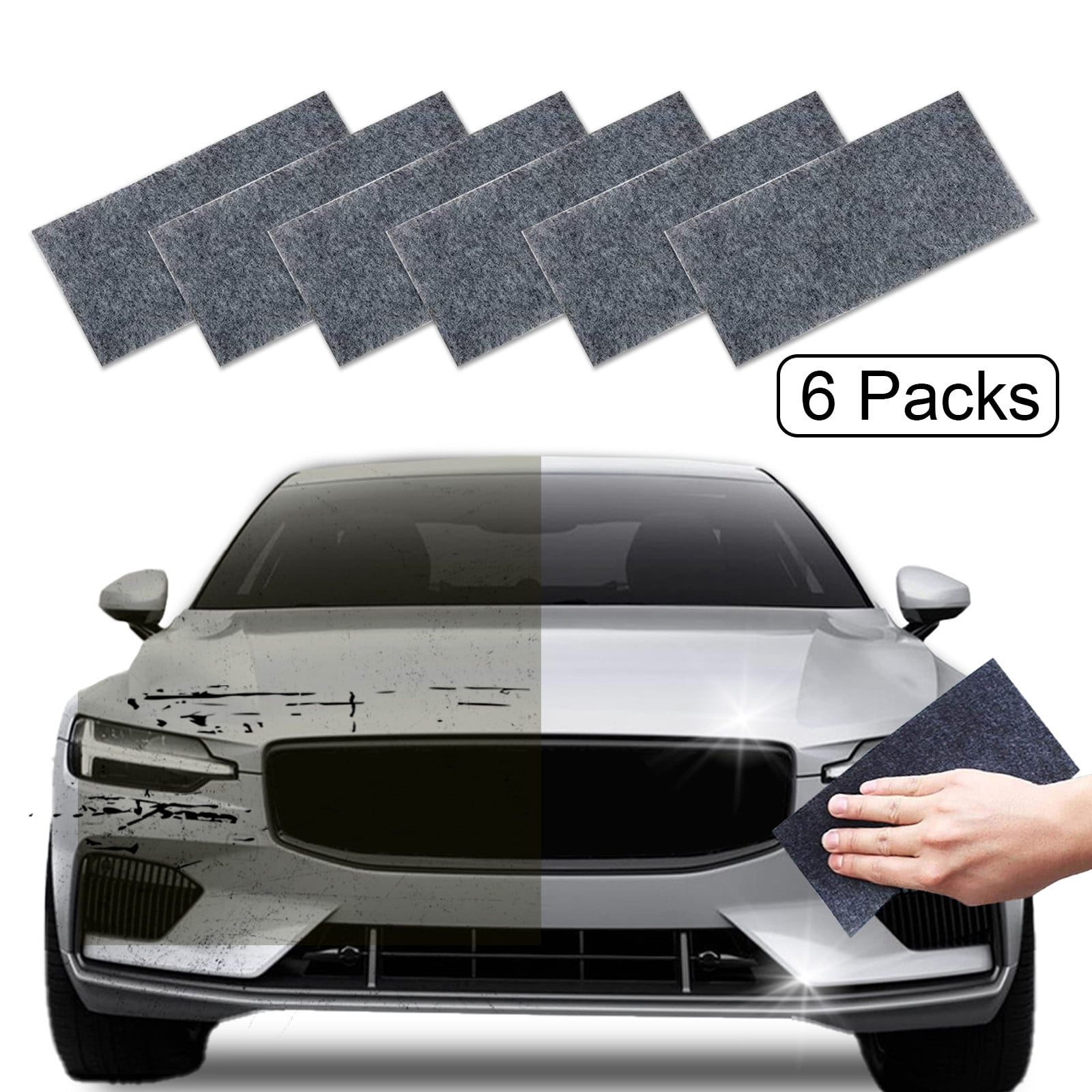 Car Cleaning Wipes Bulk Nano Cloth For Car Scratch Remover Polish Water