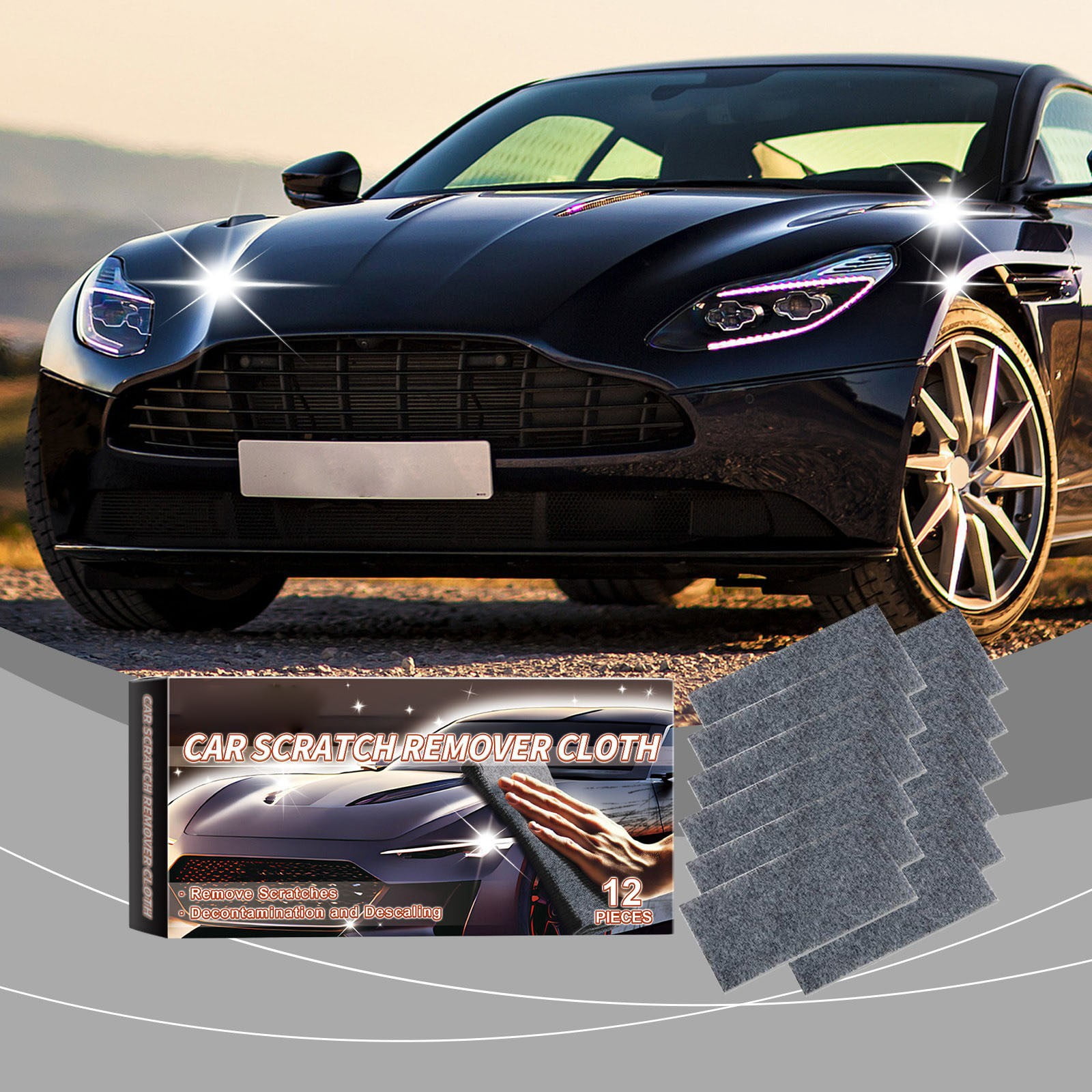 Car Cleaning Wipes Exterior Car Scratch Removal Cloth Car Paint