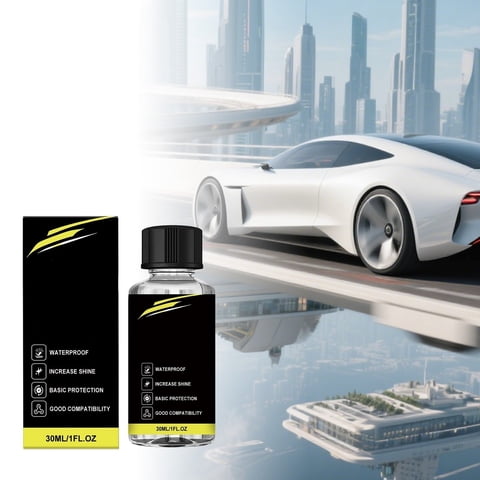 Car Clear Coat Repair, Transparent Paint Scratch Filler, Fast Dry Waterproof for Vehicle Auto Body DIY Touch Up, Black, 1.01 fl oz