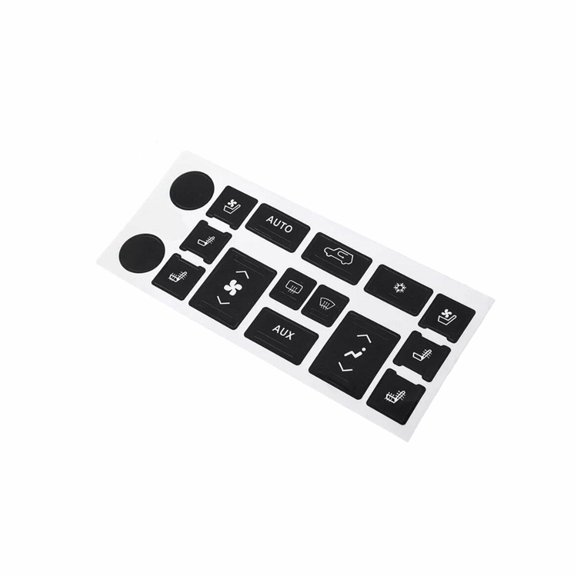 Car Climate Control/ Radio Worn Button Repair Decals Stickers Compatible for Cadillac Escalade EXT ESV