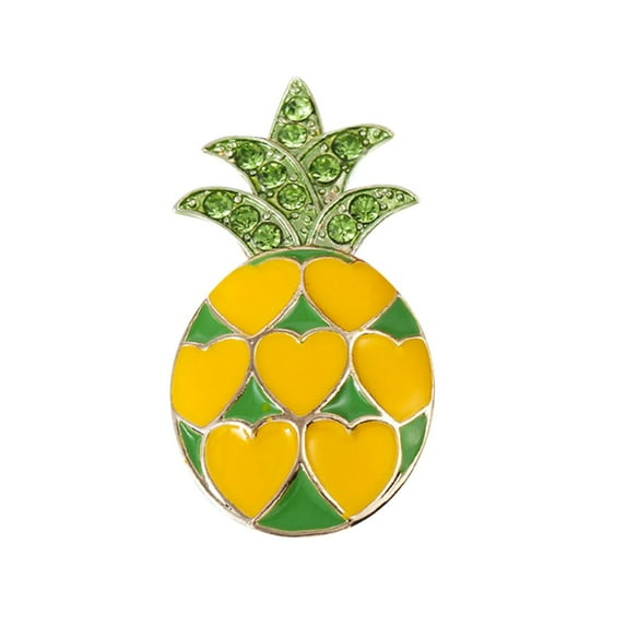 Car Clip Air Perfume Fragrance Aromatherapy Diffuser Alloy Bling Pineapple Decoration