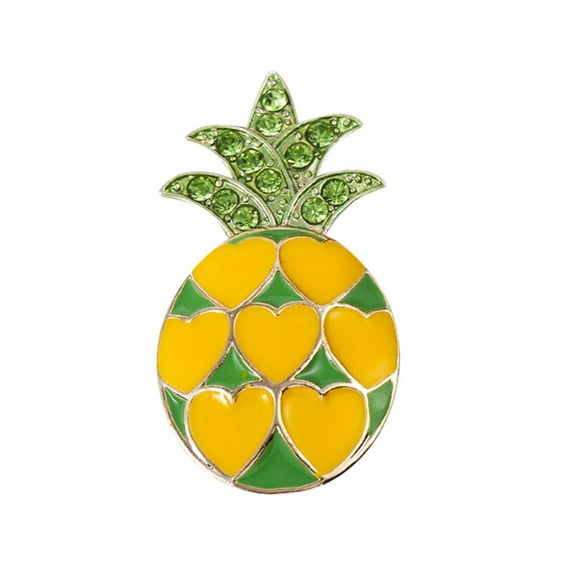Car Clip Air Perfume Fragrance Aromatherapy Diffuser Alloy Bling Pineapple Decoration