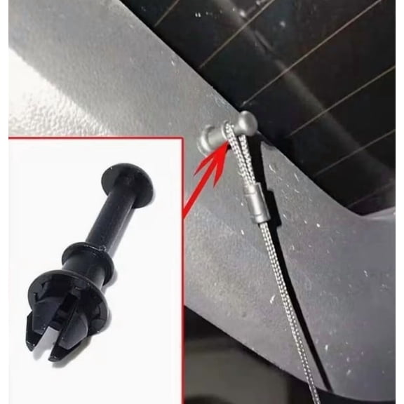 Car Clip Interior Accessories Set for Golf MK5 MK6 MK1 - Packing Rack Tray Bracket, Rope Clamp Hook Pivot