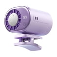 thumbnail image 1 of Car Clip On Air Conditioner Fan with LED Display, 199-Speed Semiconductor Cooler, 360° Rotatable Vehicle Blower, USB Rechargeable, 1 of 6