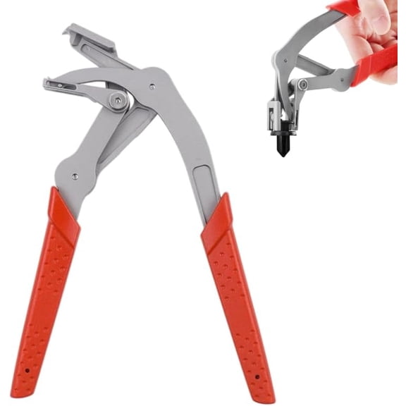 Car Clip Pliers, Auto Clip Removal Tool Without Damage, Spring-Loaded Panel Clip Removal Pliers for Removing Automotive Fasteners Clips (1 pc)