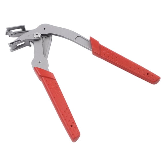 Car Clip Pliers, Clip Removal Pliers with Spring Loaded Four Point Support, Stainless Steel Trim Removal Tool for Door Panel and Dashboard Fasteners