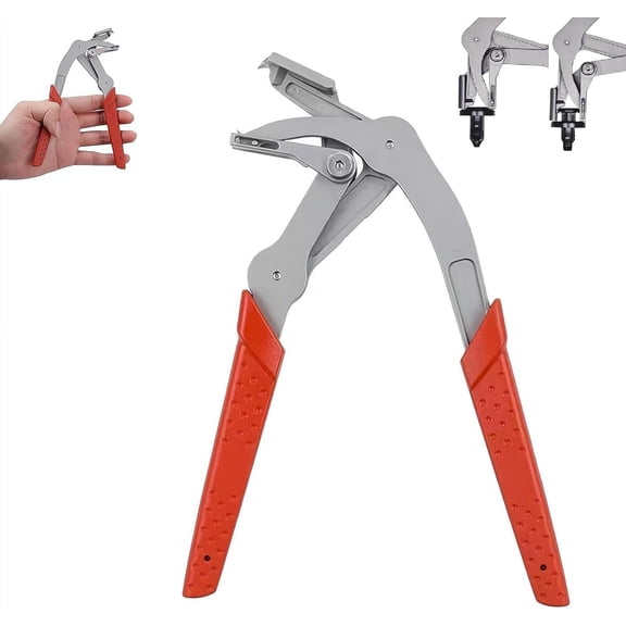 Car Clip Pliers Trim Removal Tool, Spring-Loaded Fastener Rivet Remover for Auto Door Panels, Interior Exterior Trim, Mechanic, Damage-Free Disassembly(wwx)