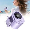 thumbnail image 1 of Car Clip on Fan with LED Display, 100 Speed Adjustable, Portable USB Rechargeable 1800mAh with Lanyard, #F, 1 of 9