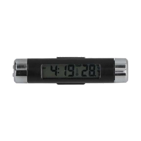 Car Clock,K01 Car Battery Powered Multifunctional Luminous LCD Car Dashboard Clock,