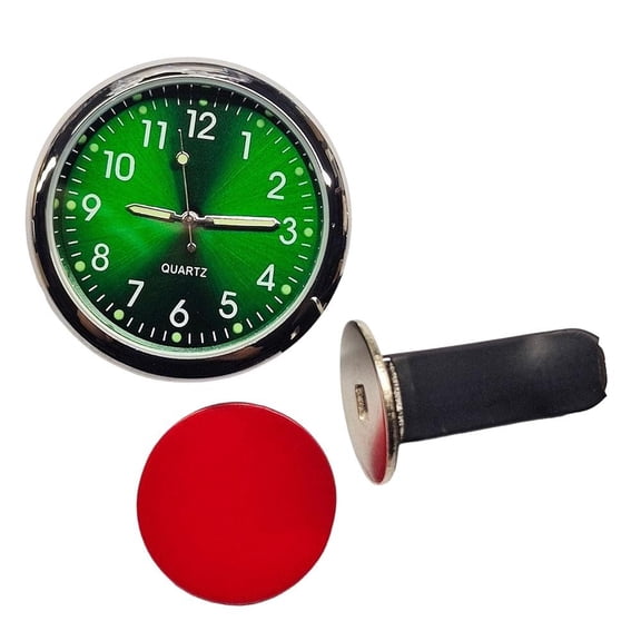 Car Clock Luminous Automobiles Internal Stick-On Mini Digital For Dashboard Air Vent-On Clock Watch Small Luminous For Boat Bike