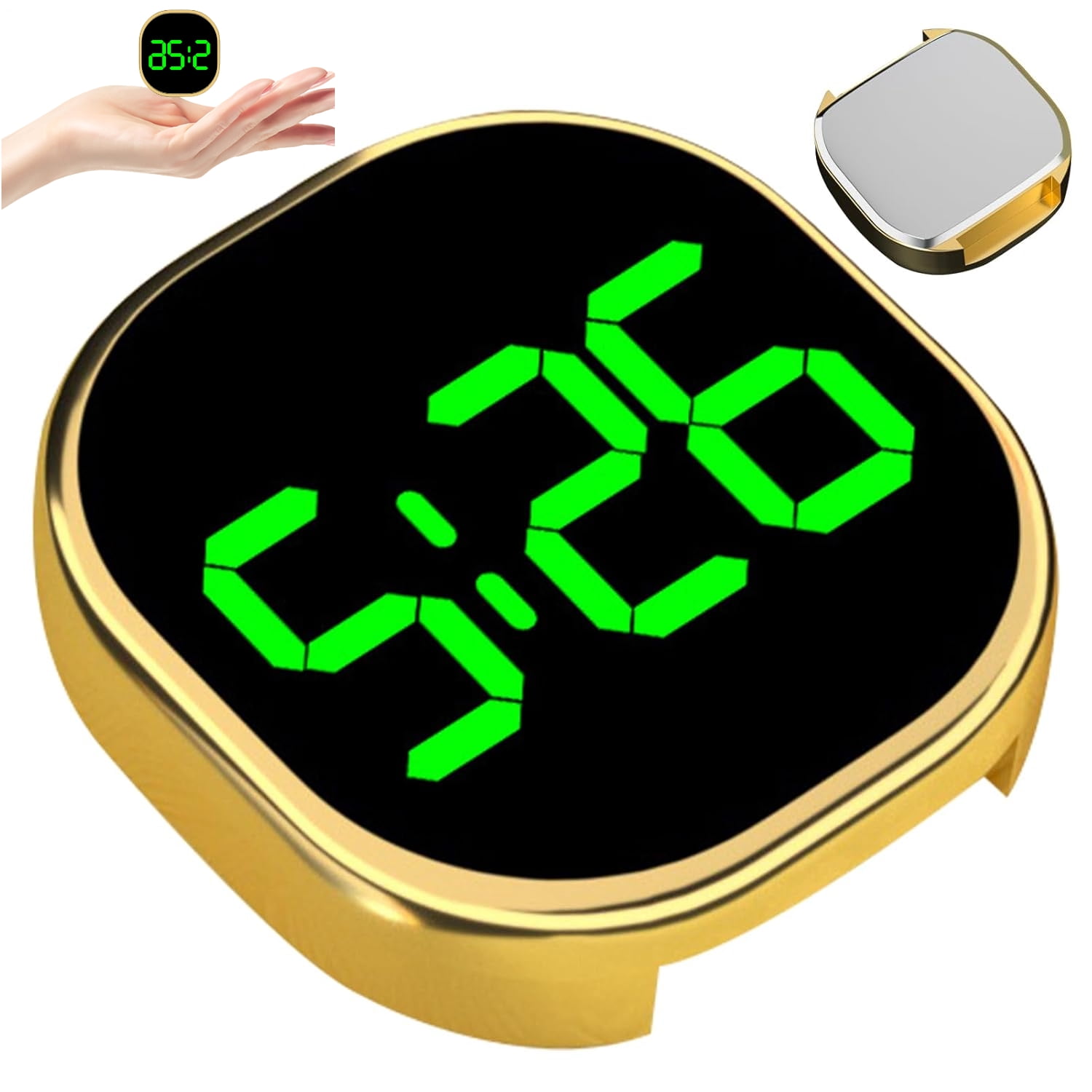 Car Clocks for Dash Stick On - Dashboard Clock, Mini Watch | LED Time ...