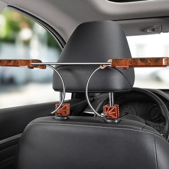 Car Clothes Hanger Telescopic Foldable Rear Seat Back Storage Rack Organizer for SUV Truck