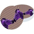 thumbnail image 1 of Car Coasters for Cup Holder Absorbent, Car Ceramic Coasters with Finger Notch, Auto Accessories for Men Women Striped Zebra 2 Pack Cup Coasters, 1 of 6