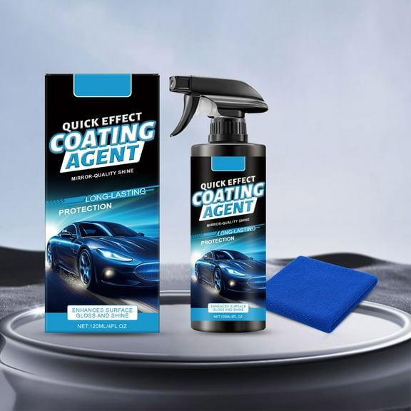 Car Coating under $5! Cagogo Automotive Coating Agent, Long-Lasting Car Body Protection, Stain Resistant Vehicle Coating, Paint Sealant and Gloss Enhancer, 120ml Car Care Product