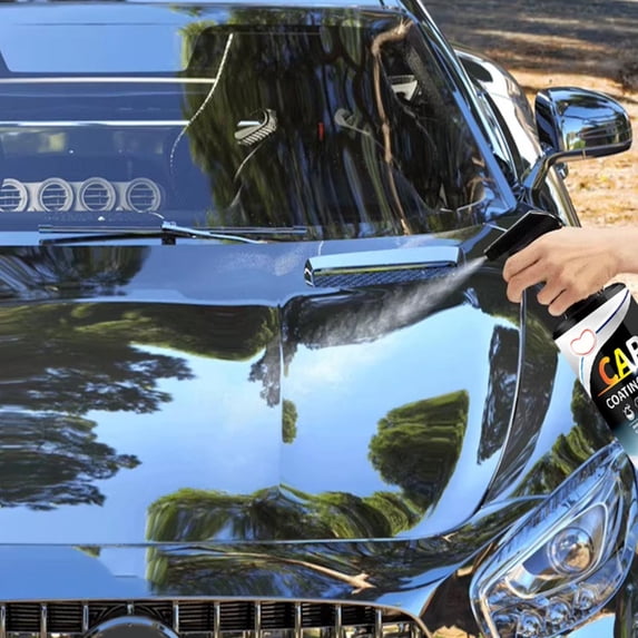 Car Coating Agent, Universal Nano Hydrophobic Polish & Sealant Spray, All-in-One Paint Protection Wax for Cars, Trucks & SUVs, Long-Lasting Shine & Water Repellent