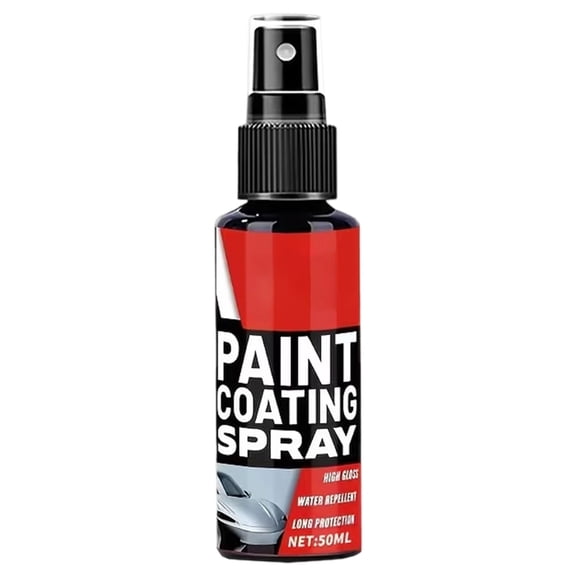 Car Coating Care Spray Cleaning Technology, Car Shine Spray Prevents Rust, Multi Purpose Cleaner Maintains Gloss for All Paint Types 50ml
