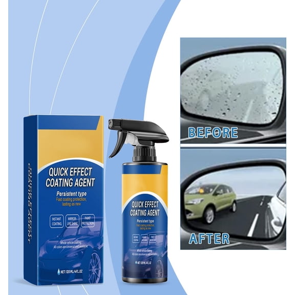 Car Coating Spray 120ml Quick Acting Ceramic Coating Agent Nano Plating Spray for Car Paint Waxing Water Sealing Glaze Universal Auto Detailing
