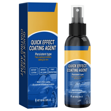 Car Coating Spray, 2025 New Quick Effective Coating Spray,Car Scratch Wax Polish Spray Waterless Wash, Oil Film Emulsion Glass Cleaner (2pcs)