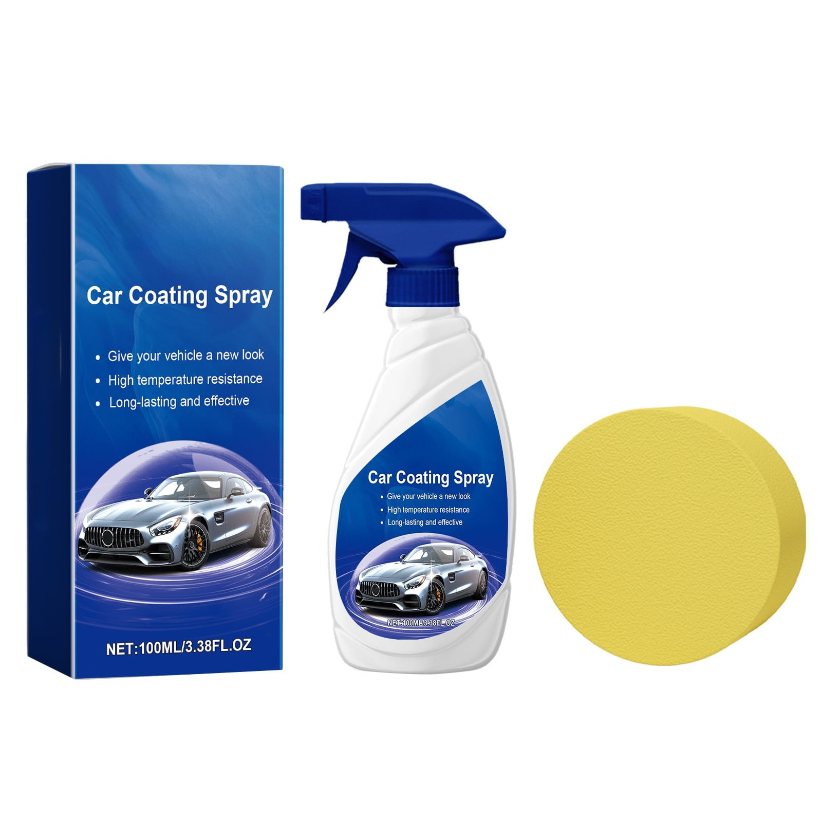 Car Coating Spray Agent Car Paint Care Improves Gloss Fouling Cleans