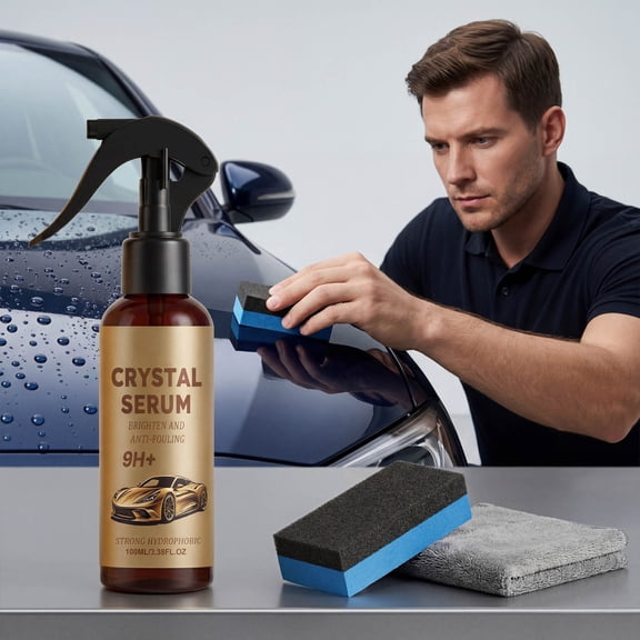 Car Coating Spray, Ceramic Car Coating Kit, Car Scratch Quick Repair Spray, Crystals CoatingsFast Wax Polishing Spray for Scratches,100ml,1PCS