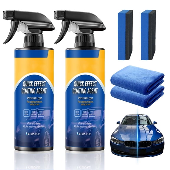Car Coating Spray For Shine And Protection, Quick Effect Car Coating Spray, Waterless Car Wash & Polish, Quick Effect Coating Agent For Cars