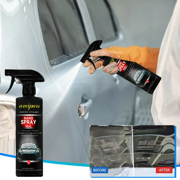 Car Coating Spray | Water Repellent Protective Agent | High Temp & UV Resistant | Scratch-Proof Microcrystalline Polymer Layer | Paint Protection Wax | Universal | 500ml