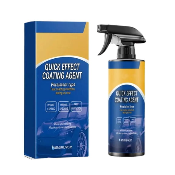 Car Coating Spray for Auto Shine Water-Repellent Quick Detailer Spray for Car Paint, Glass & Trim, Leaves Glossy Finish