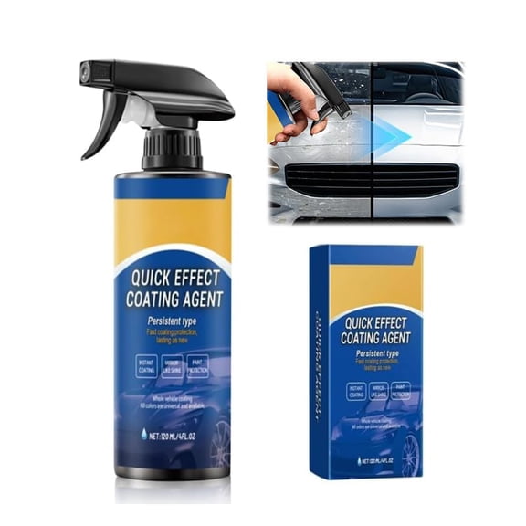 Car Coating Spray for Shine & Protection, All-in-One Waterless Wash & Scratch Repair, Persistent Type Fast Coatin Protection