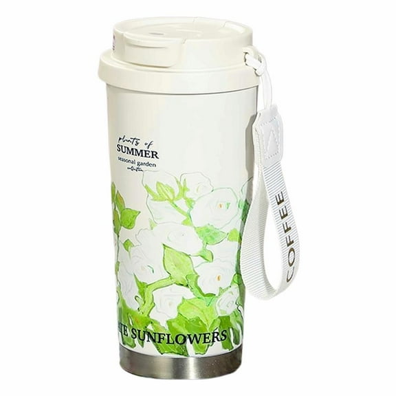 Car Coffee Cup Double Drinking Stainless Steel Insulated Cup New L4