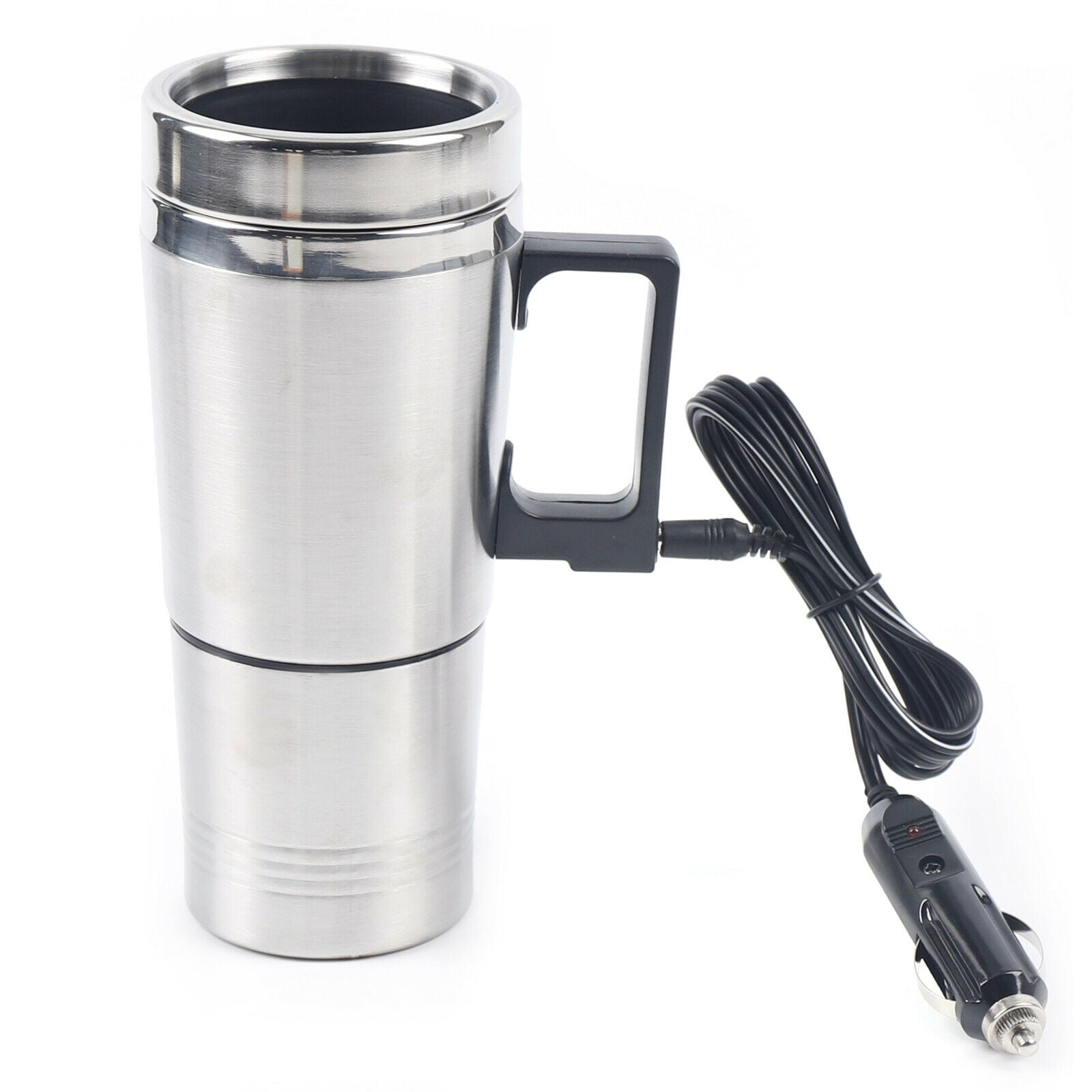 Car Coffee Maker 12 V Volt Travel Portable Pot Mug Heating Cup Kettle Auto  Auto Electric Heating Kettle Stainless Steel Coffee Milk Drinks Warming  Bottle Travel Heated Thermos Mug Anti-scalding 