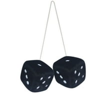 Car Colorful Plush Dice Automobiles Rear View Mirror Charms Hanging Decor