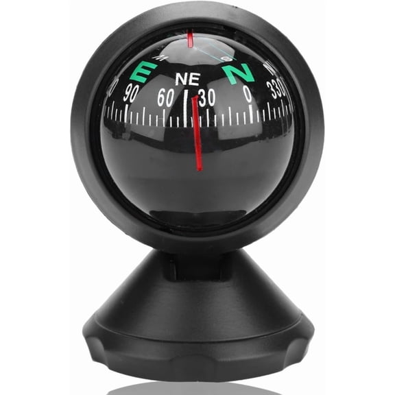 Car Compass with Mount, Dashboard Navigation Direction Indicator