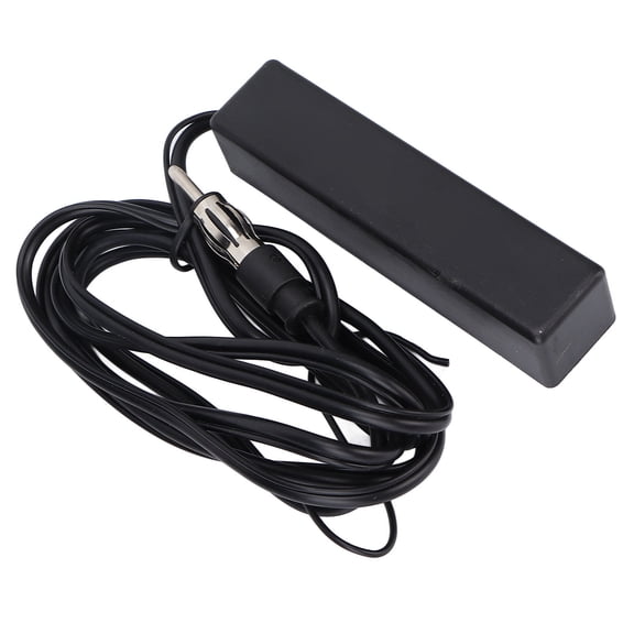 Car Concealed Amplified Antenna Kit Professional 12V AM FM Radio Antenna for Vehicles 1.6m / 5.2ft