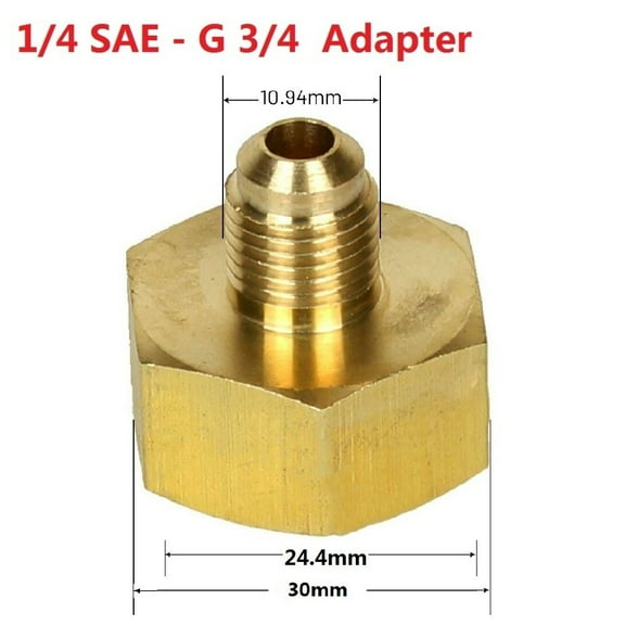 Car Conditioner Adapter Bottle Adapter for R134A 1/4SAE G3/4