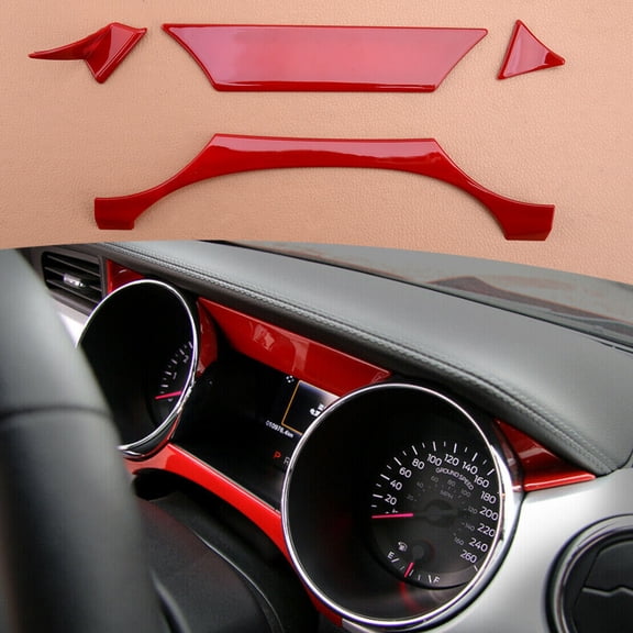 Car Console Dashboard Instrument Box Cover Frame fit for for Ford Mustang 2015-2020